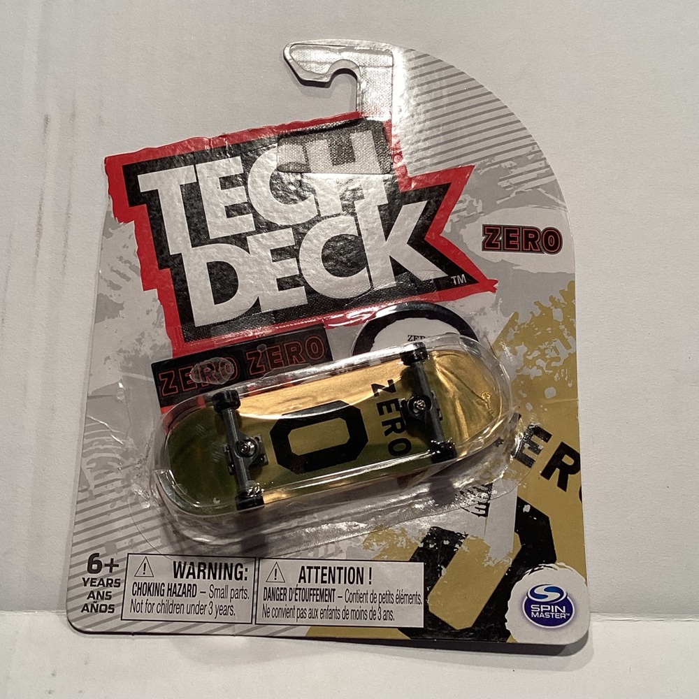 Tech Deck Rare Zero Skateboards Gold Foil Graphic